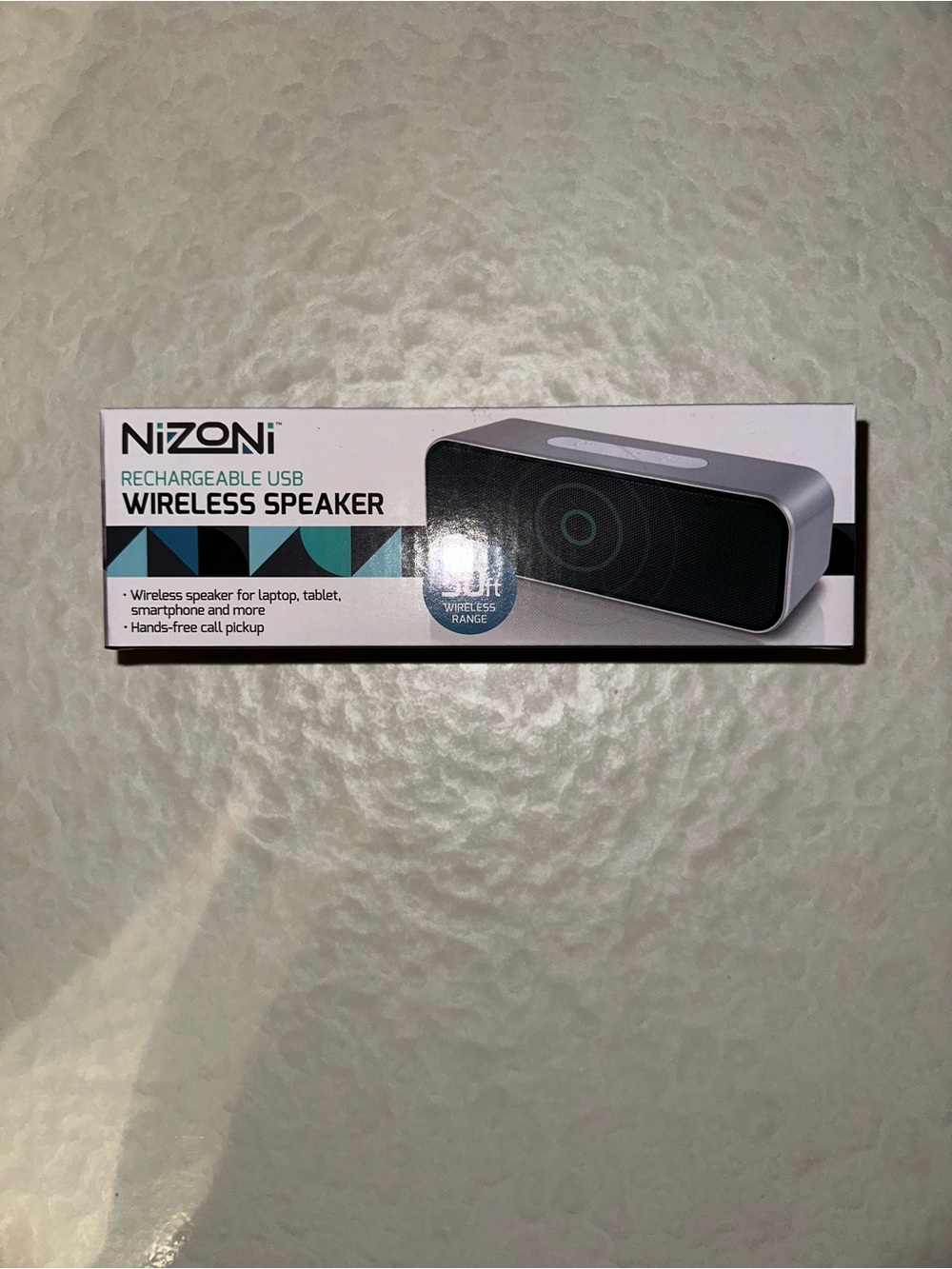 Nizoni Portable Bluetooth Speaker w/ Hands-Free Calling, Rechargeable, Black